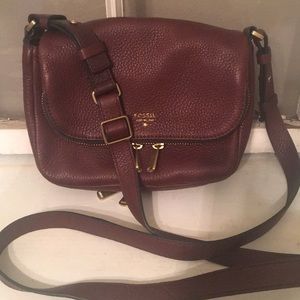 Fossil Preston Small Flap Crossbody 100% leather